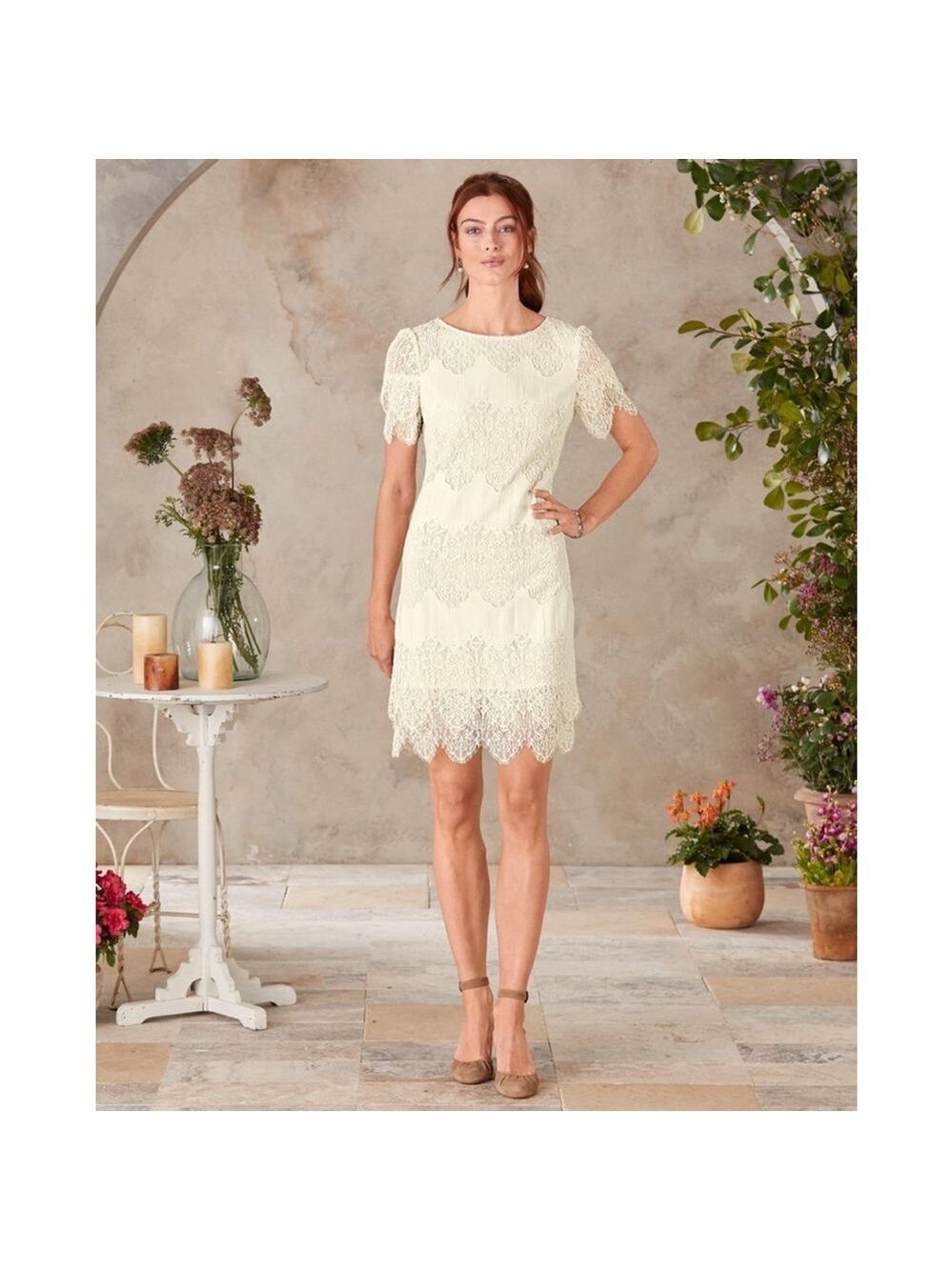 Sundance Northern Sky Dress, Ivory, Size L